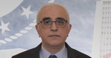 Mehmet Ferhan Yorulmaz, the late consul general of Turkey to St. Petersburg, is seen in this photo shared by FM Çavuşoğlu on July 6, 2021 (Photo taken from Twitter / MevlutCavusoglu)