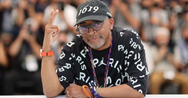 U.S. director Spike Lee, jury president of the 74th Cannes Film Festival, poses during a photocall at the Cannes Film Festival in Cannes, southern France, on July 6, 2021. (AFP Photo)