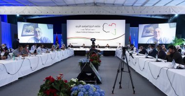A session of the Libyan Political Dialogue Forum in Geneva, Switzerland, July 2, 2021. (AA Photo)