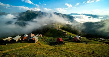 A general view of the Pokut Plateau in Turkey's Rize province. (Shutterstock Photo)