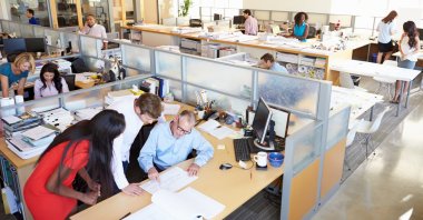 General view of an open office. (Shutterstock Photo) 
