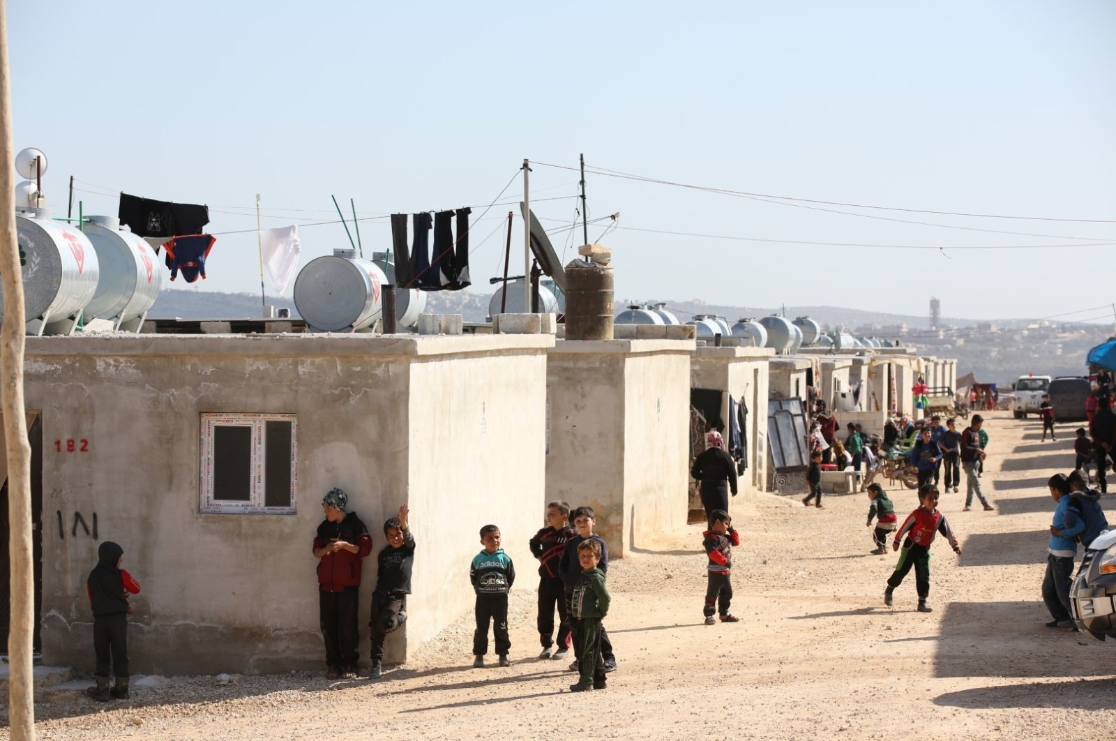 A camp hosting Syrian migrants in Turkey, June 29, 2021. (IHA Photo)