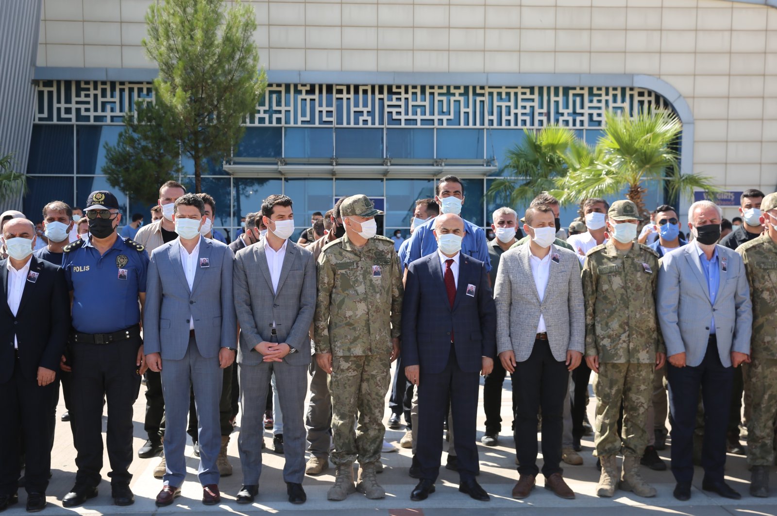 A ceremony was held for the killed Turkish soldier Cihan Çiftçibaşı in Mardin, southeastern Turkey, July 7, 2021. (AA Photo)