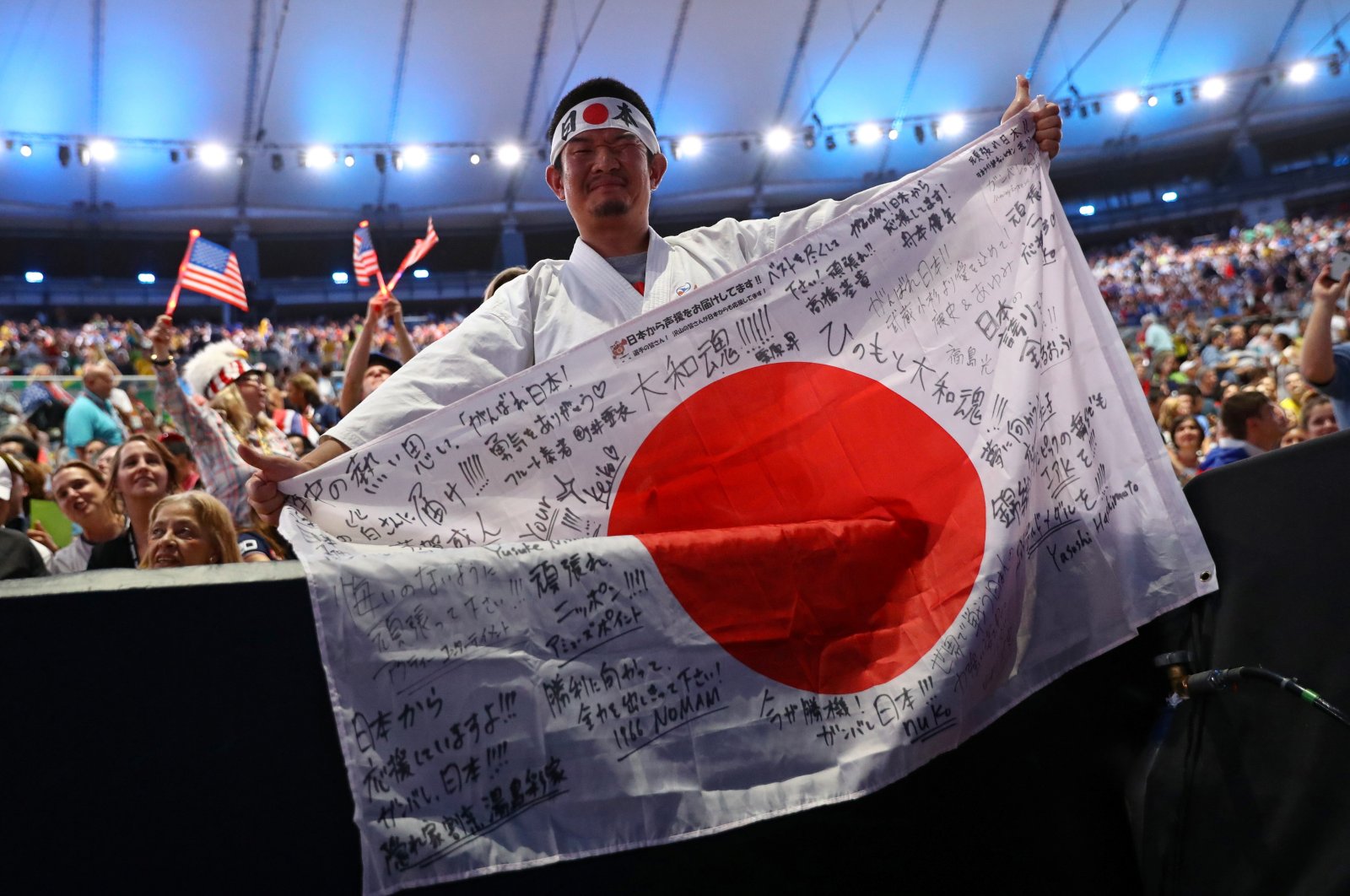Kazunori Takishima is pictured before the opening ceremony of the Rio 2016 Olympic Games in Rio de Janeiro, Brazil, Aug. 5, 2016. (Reuters Photo)