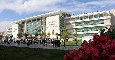 This undated photo shows students at Karatay University campus, in Konya, Turkey. (Sabah Photo)