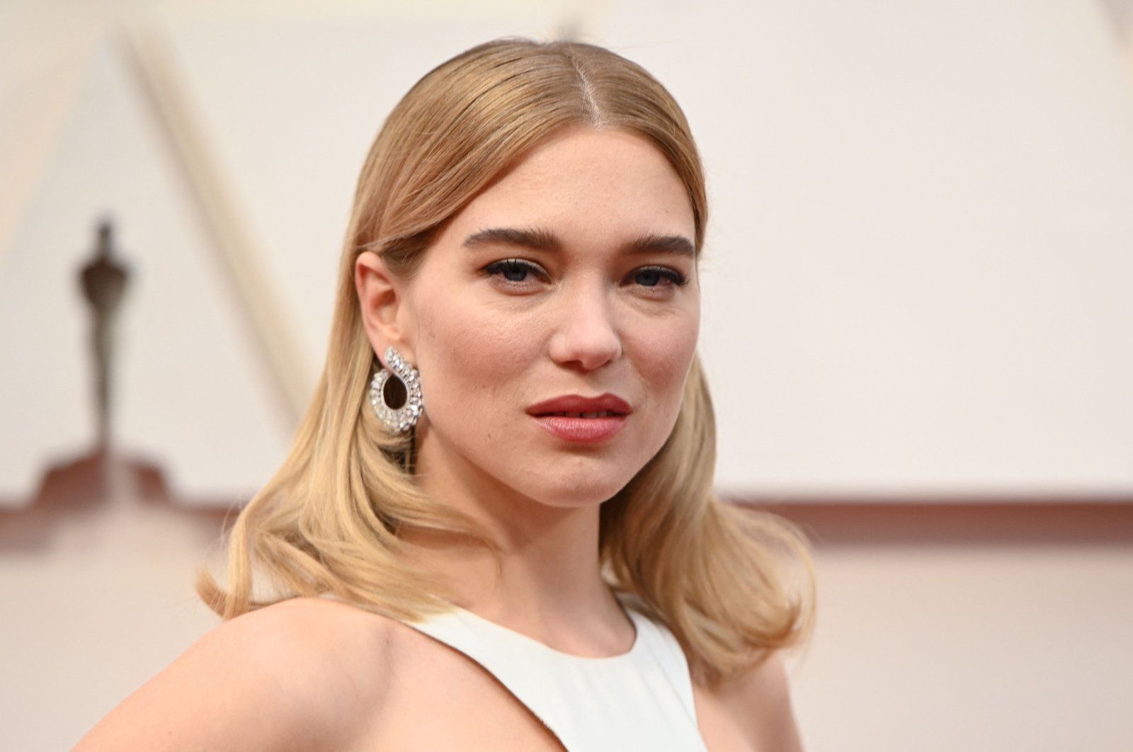 French actor Lea Seydoux arrives for the 92nd Oscars at the Dolby Theatre in Hollywood, California, the U.S., Feb. 9, 2020. (AFP File Photo)