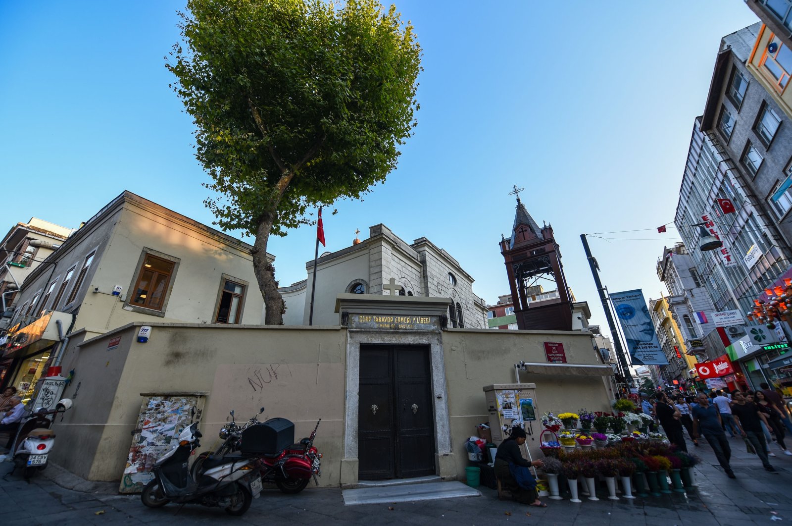 A view of Surp Takavor Church in the Kadıköy district, in Istanbul,Turkey, August 31, 2019. (Shutterstock Photo)