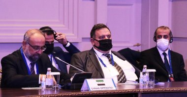 Representatives of the Syrian opposition attend Astana meetings in the Kazakh capital, Nur-Sultan, Kazakhstan, July 8, 2021. (AA Photo)