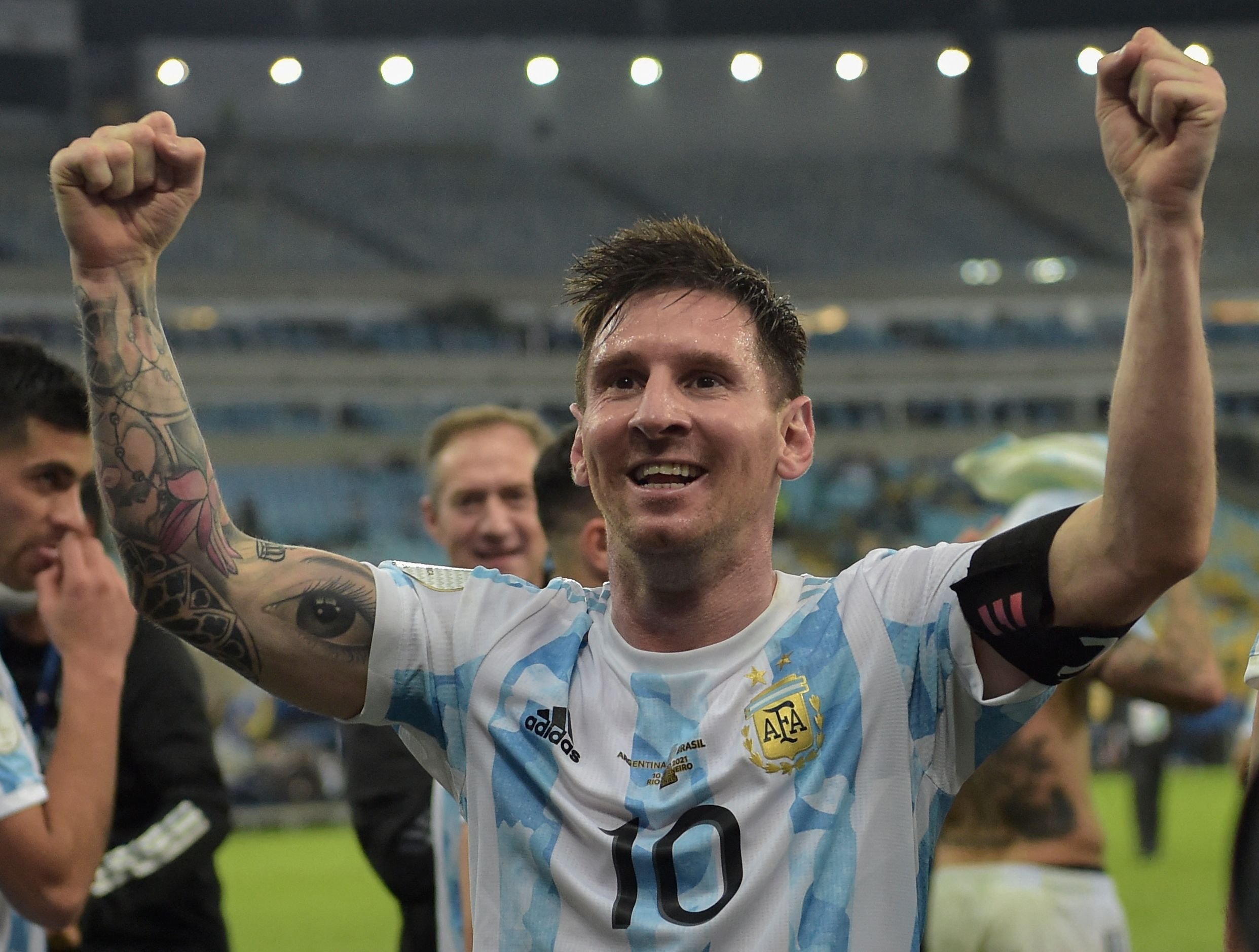 In pics: Lionel Messi celebrates Argentina's Copa America win