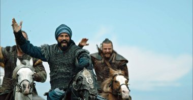 Turkish actor Burak Özçivit plays Osman I in a scene from "Kuruluş Osman."