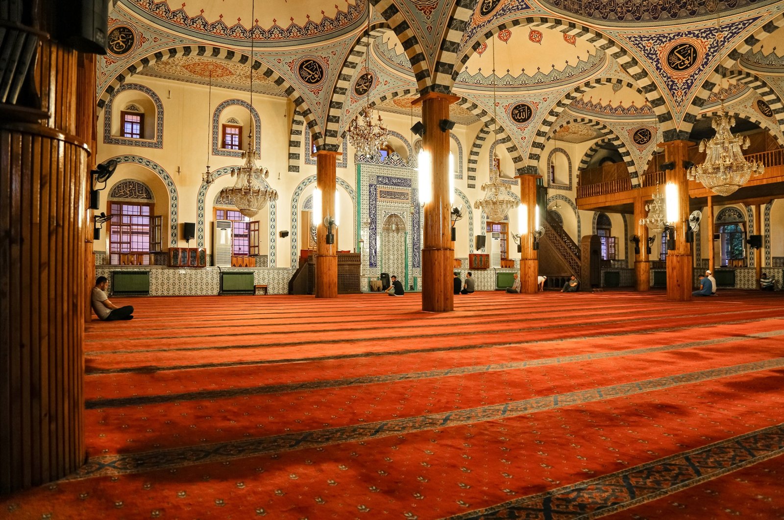 An interior view from the Kapu Mosque, Konya, central Turkey, July 2019. (Shutterstock Photo) 