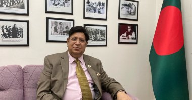 Bangladesh’s foreign minister, Dr. A.K. Abdul Momen, during an interview with Daily Sabah in Istanbul, Turkey, July 15, 2021. (Photo by Meryem Ilayda Atlas)