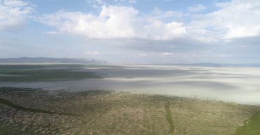 A view of Lake Akşehir, in Konya, central Turkey, July 18, 2021. (DHA PHOTO)