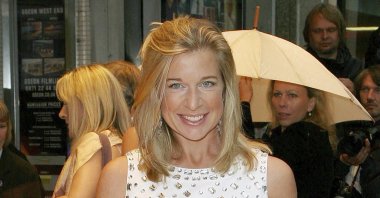 Katie Hopkins arrives at the film premiere of "Hairspray" in London, U.K., July 5, 2007. (AP Photo)
