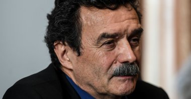 French journalist, co-founder and president of the online newspaper Mediapart, Edwy Plenel attends a press conference about Portuguese whistleblower Rui Pinto´s link to the "Football Leaks" and the recently claimed "Luanda Leaks" at Tivoli Hotel in Lisbon on Feb. 14, 2020. (AFP Photo)