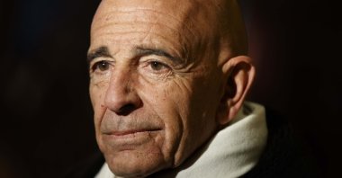Tom Barrack before a meeting with President-elect Donald Trump speaking in New York, U.S., Jan. 10, 2017. (AP File Photo)