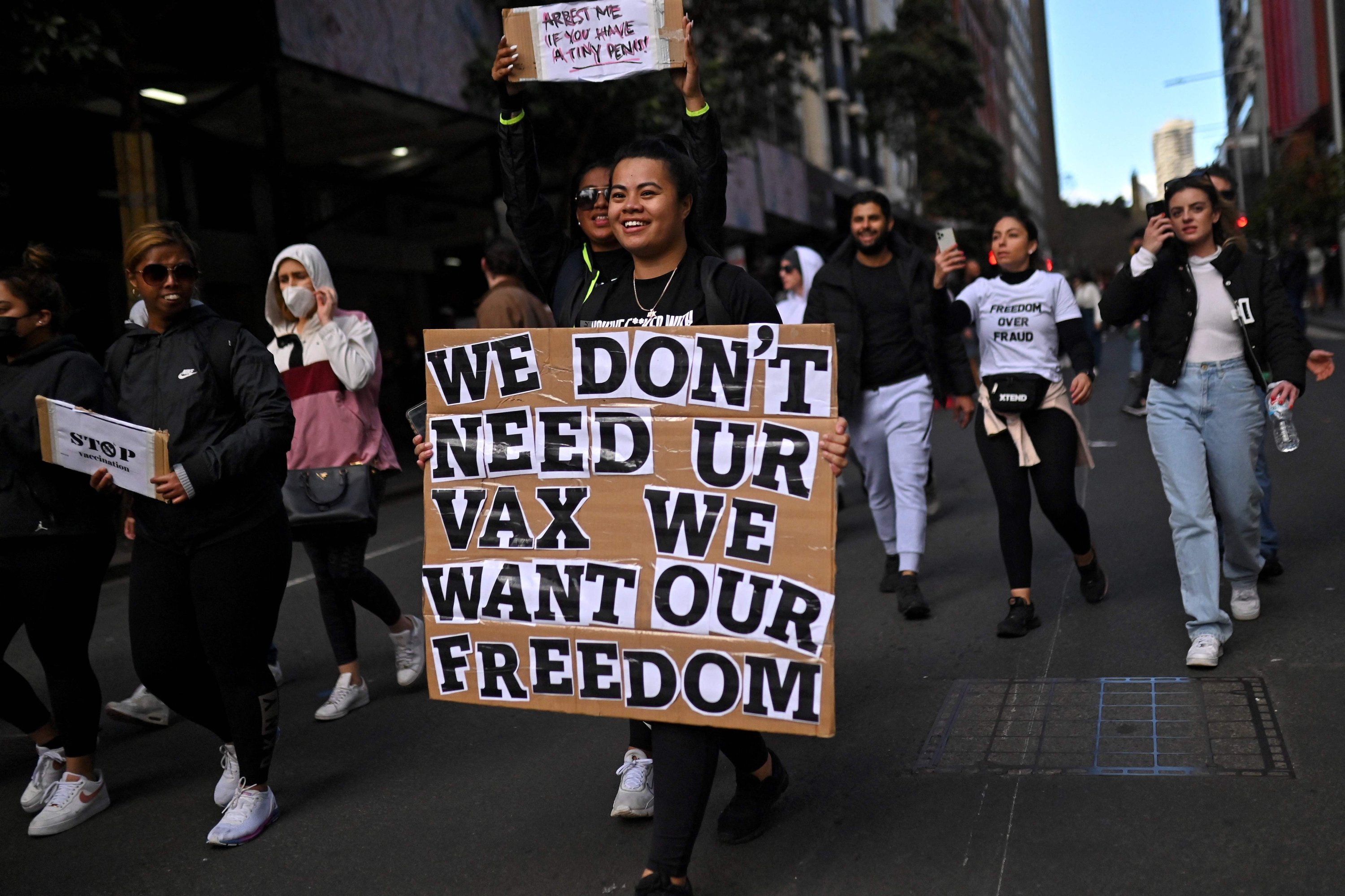 Thousands rally in Australia to protest COVID19 lockdowns ToysMatrix