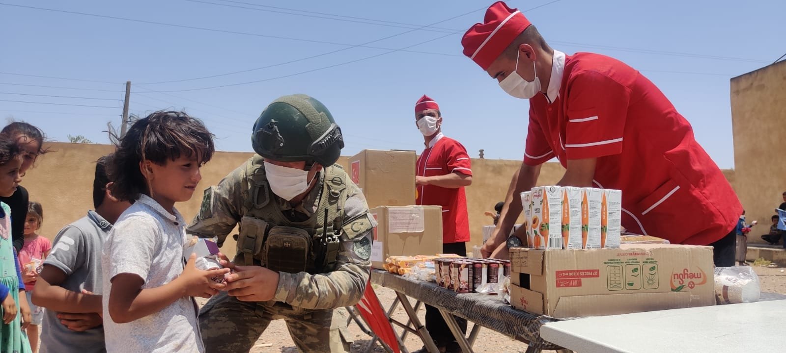 Turkish soldiers continue aid in Operation Peace Spring zone | Daily Sabah