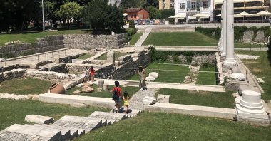 The ruins in Plovdiv, Bulgaria. (Photos by Emre Başaran)