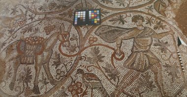 A view from the mosaic in Hatay Archaeology Museum, Hatay, southern Turkey, July 25, 2021. (AA Photo)