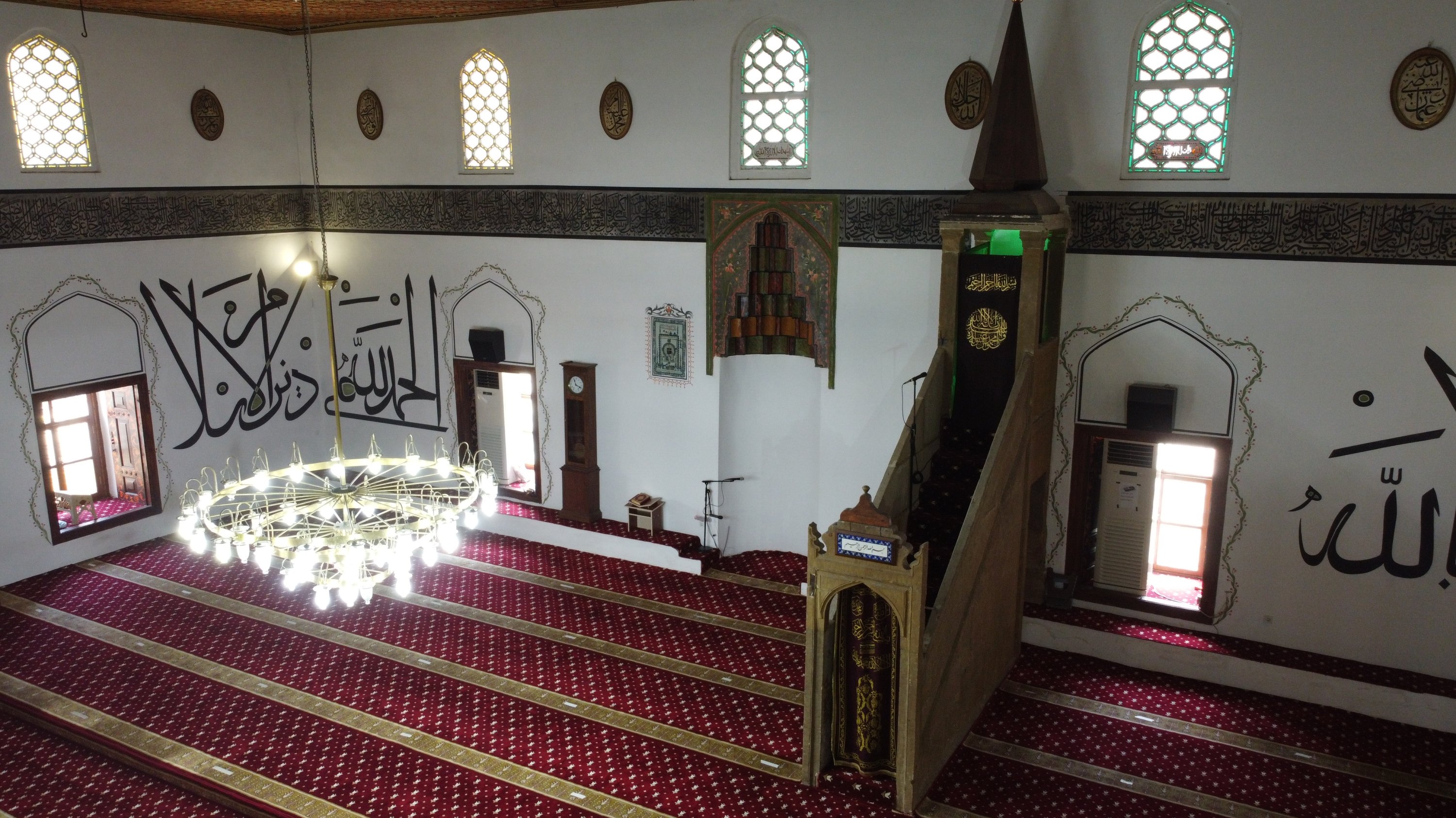 An interior view from Rüstem Pasha Mosque, Bilecik, northwestern Turkey, June 27, 2021. (AA Photo) 