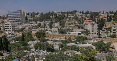The Sheikh Jarrah neighborhood of East Jerusalem, occupied Palestine, July 26, 2021. (AFP Photo)