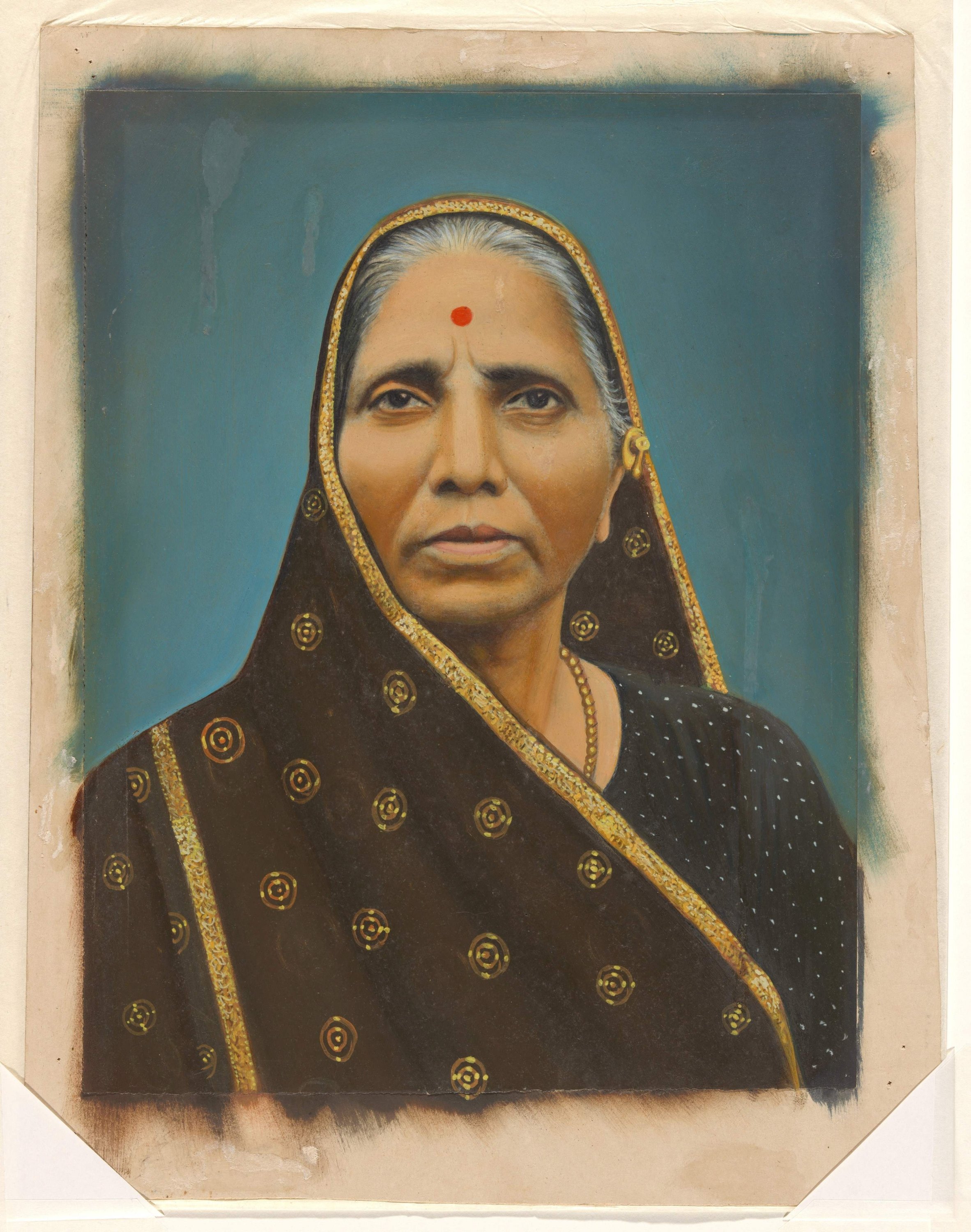 This undated handout picture released by the National Gallery of Australia on July 29, 2021 shows a portrait from Udaipur in Rajasthan, India. (AFP Photo) 