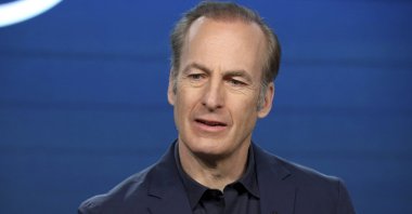 Bob Odenkirk speaks at AMC's "Better Call Saul" panel during the AMC Networks TCA 2020 Winter Press Tour in Pasadena, California, U.S., Jan. 16, 2020. (AP Photo)