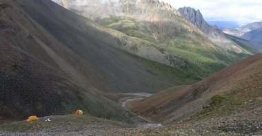 A field location in Northwest Territories, Canada. (Laurentian University via AP)
