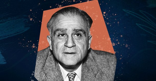 Photographs of Ahmet Hamdi Tanpınar take place in the exhibition, Tarık Zafer Tunaya Center, Istanbul. (Illustration by Daily Sabah)