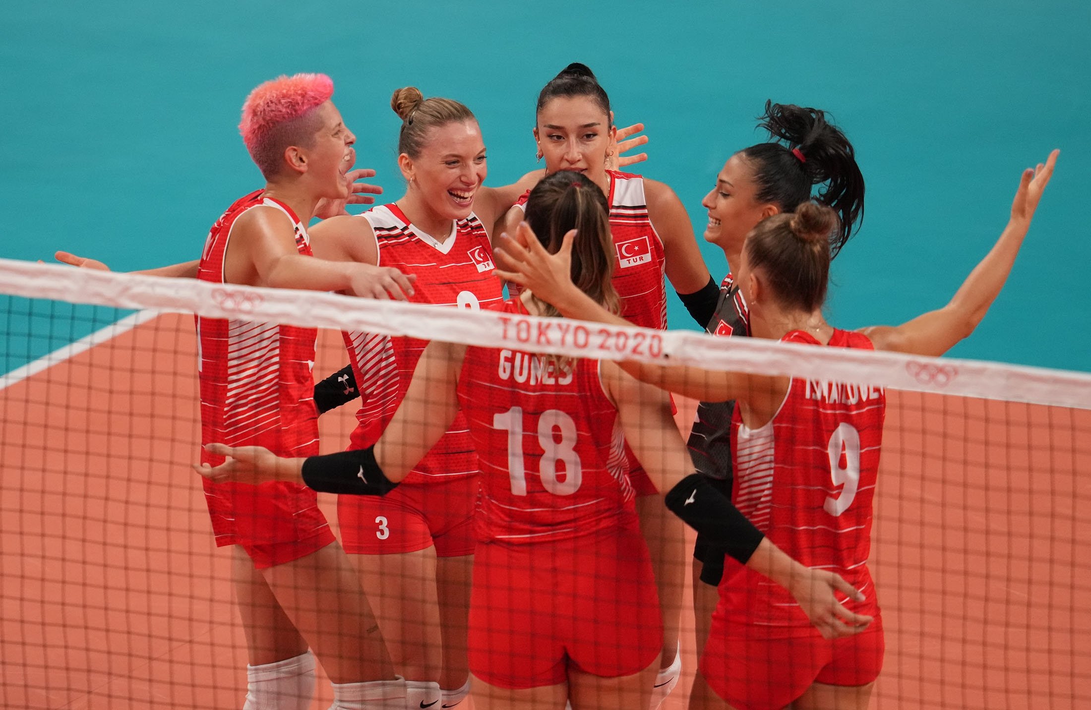 Turkey's women's volleyball team reaches Tokyo 2020 quarterfinals