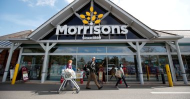 A Morrisons store is pictured in St Albans, U.K., Sept. 10, 2020. (Reuters Photo)