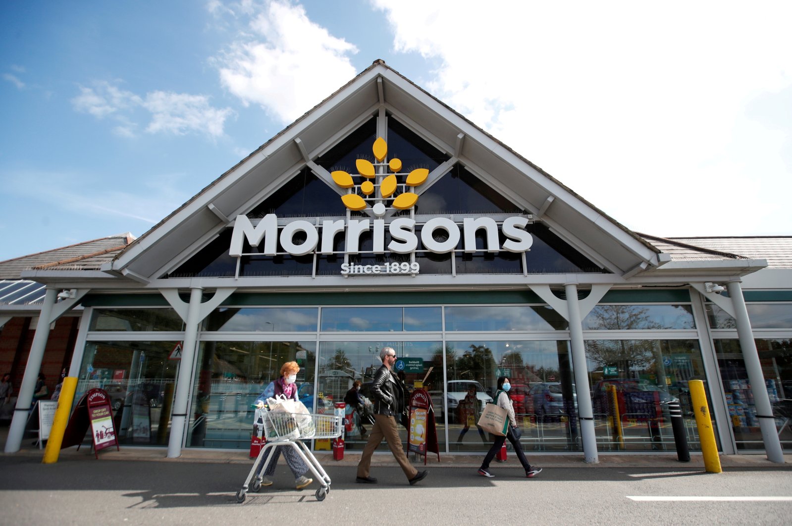 A Morrisons store is pictured in St Albans, U.K., Sept. 10, 2020. (Reuters Photo)