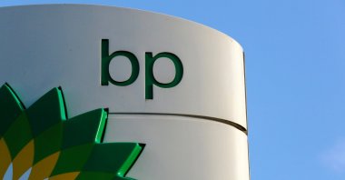 A BP logo is seen at a petrol station in London, Britain, Jan. 15, 2015. (Reuters Photo)