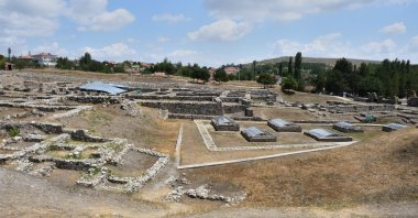 A general view of Alacahöyük, Çorum, central Turkey, Aug. 3, 2021. (AA Photo)