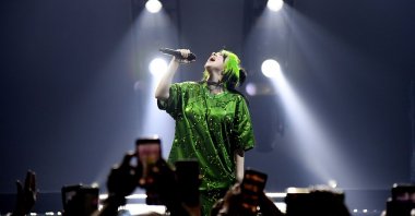 Billie Eilish performs live on stage at Billie Eilish "Where Do We Go?" World Tour Kick Off, at American Airlines Arena in Miami, Florida, U.S., March 9, 2020. (Getty Images)