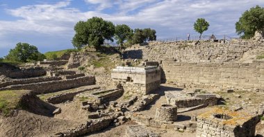 The ruins of the legendary city of Troy in Çanakkale province, western Turkey, May 6, 2017. (iStock Photo)