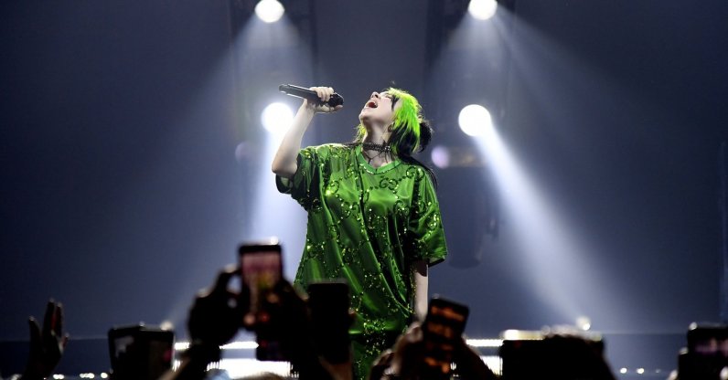 Billie Eilish performs live on stage at Billie Eilish "Where Do We Go?" World Tour Kick Off, at American Airlines Arena in Miami, Florida, U.S., March 9, 2020. (Getty Images)