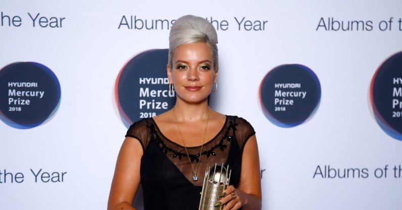 Lily Allen, whose album "No Shame" was nominated for the Mercury Prize 2018, poses for a photograph ahead of the ceremony at the Hammersmith Apollo in London, Britain, Sept. 20, 2018. (REUTERS Photo)