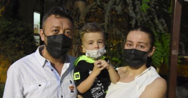 The Yavaş family is seen in this photo provided to the press.