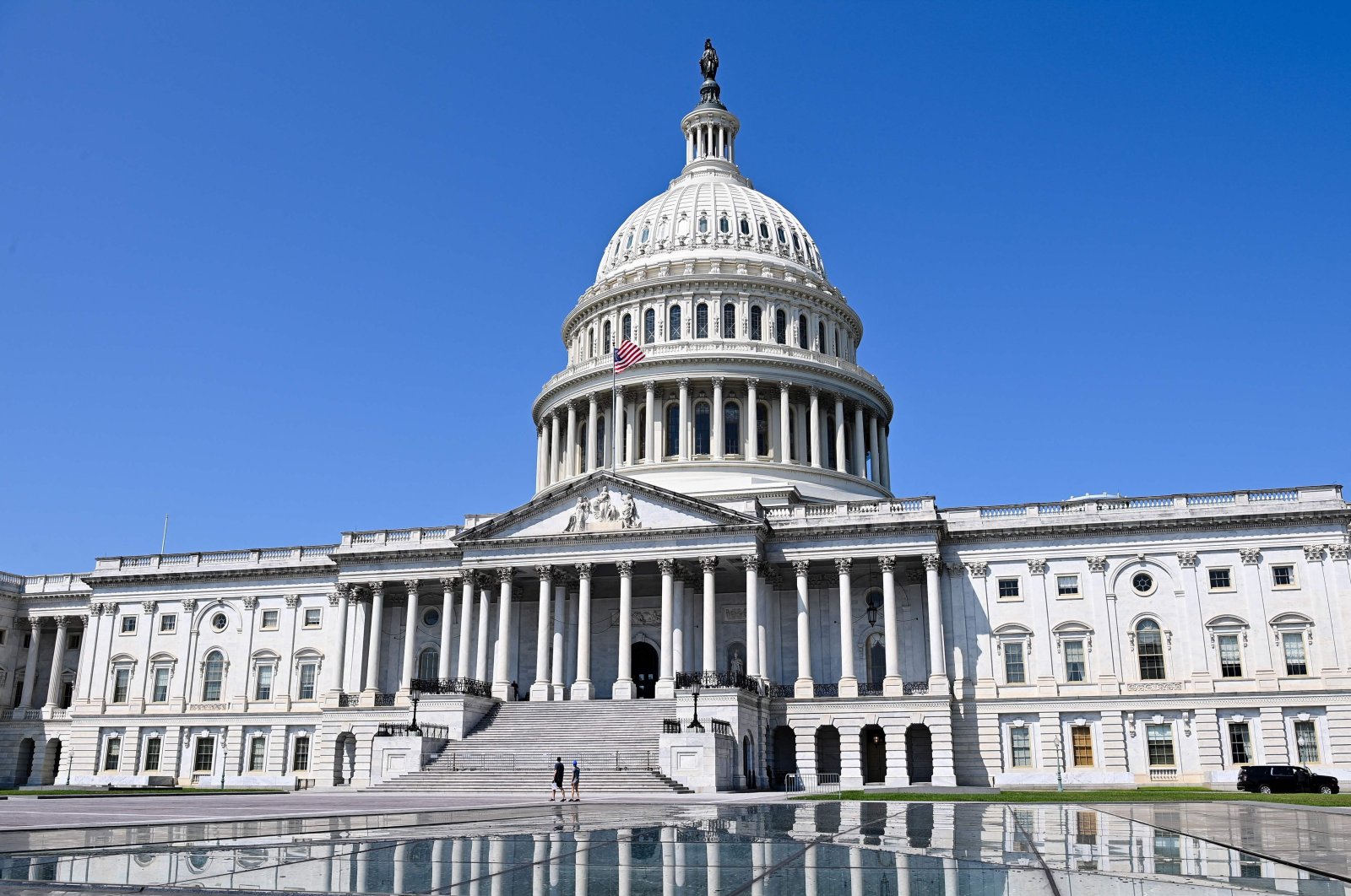 The dome of the U.S. Capitol is seen in Washington, D.C., on Aug. 8, 2021. (AFP Photo)