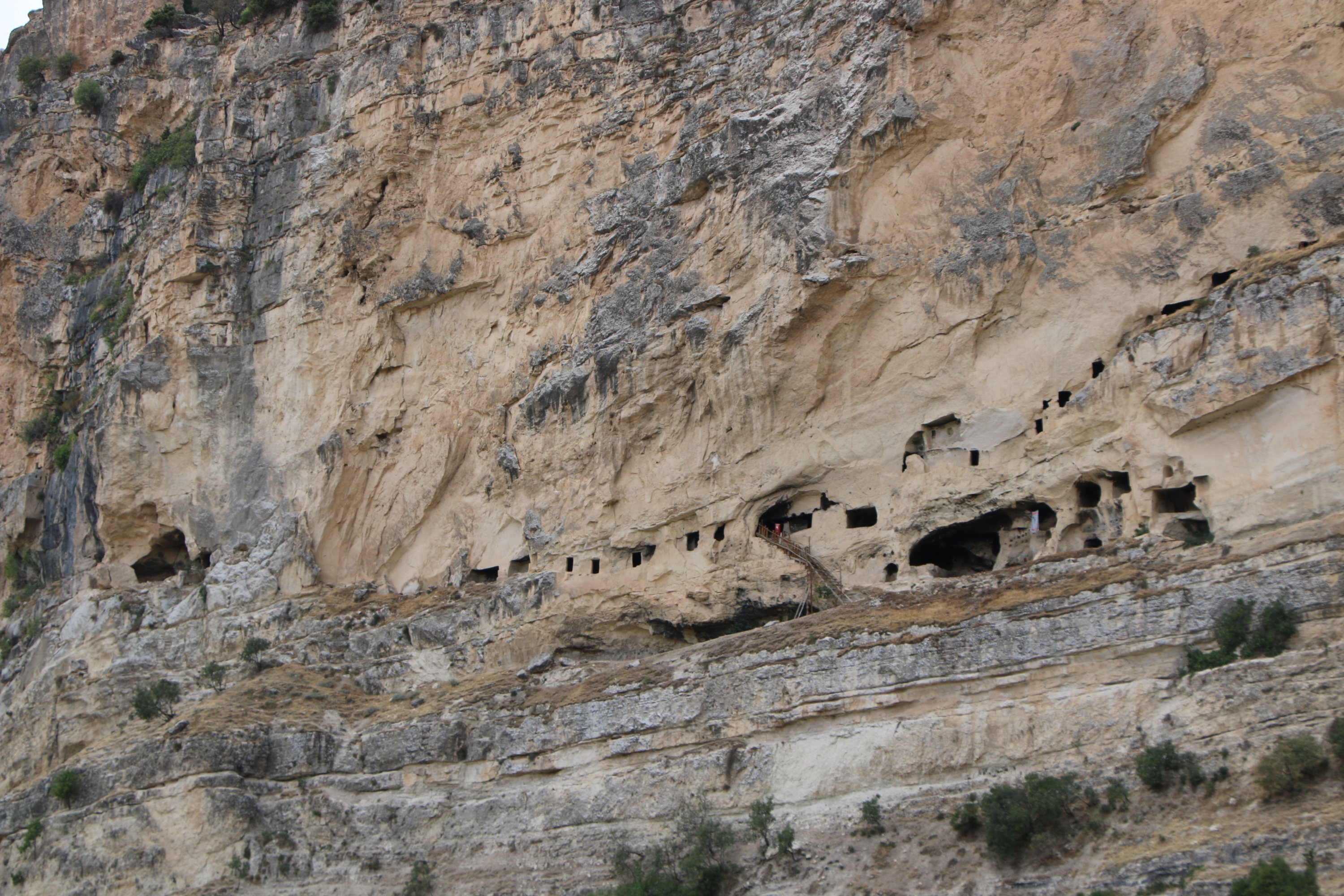A view of the cave rooms in Tunceli, eastern Turkey, Aug. 8, 2021. (İHA Photo)