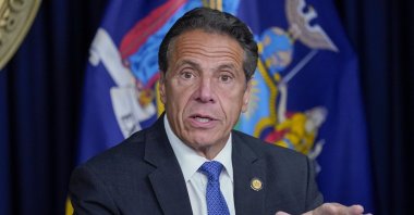 New York Gov. Andrew Cuomo speaks during a news conference in New York, U.S., June 23, 2021. (AP Photo)