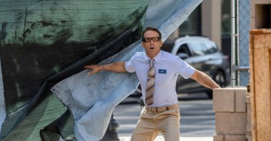 This image released by 20th Century Studios shows Ryan Reynolds in a scene from "Free Guy." (AP Photo)