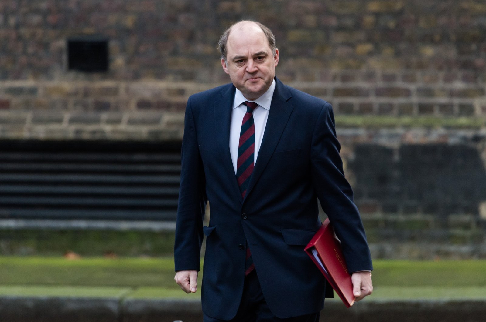 British Secretary of State for Defence Ben Wallace arrives in Downing Street in central London to attend a Cabinet meeting in London, England, Jan. 7, 2020. (Getty Images)