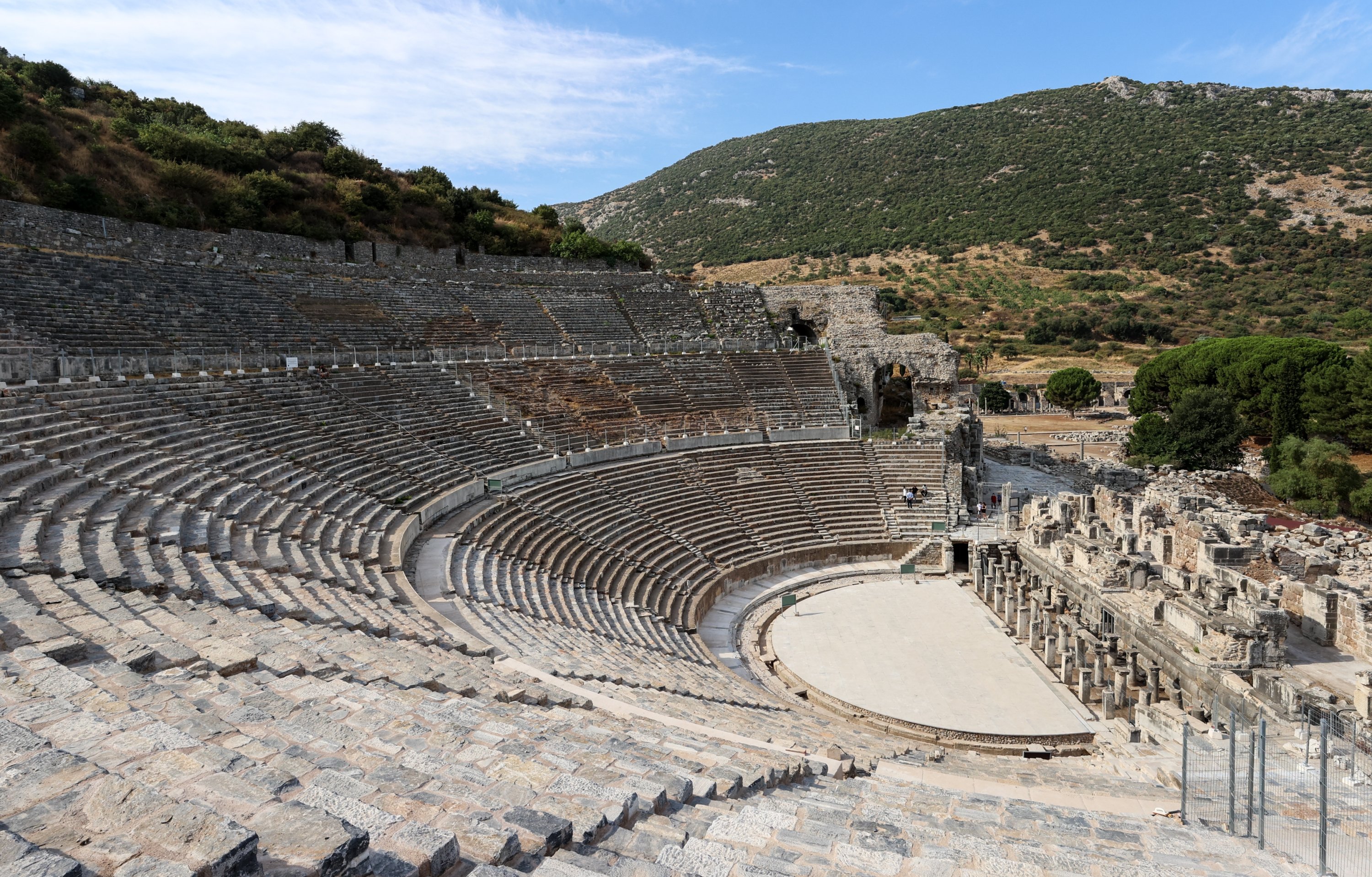 2,300-year-old iconic Ephesus Theatre reopens for visitors | Daily Sabah