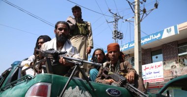 Taliban fighters patrol in Jalalabad, Afghanistan, Aug. 17, 2021. (EPA Photo)