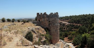 A general view of Koz Castle, Hatay, southern Turkey, Aug. 17, 2021. (AA Photo)