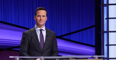 An undated handout photo of "Jeopardy!" executive producer and former host Mike Richards. (Carol Kaelson/Sony Pictures Entertainment/Handout via REUTERS)   