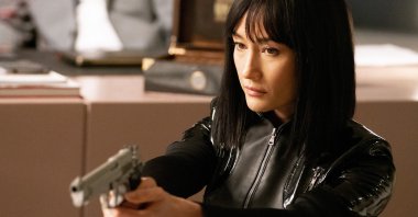 Maggie Q as Anna, in a scene from the film “The Protege.” (Lionsgate via AP)